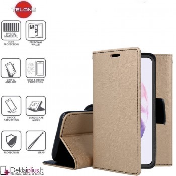Telone fancy dėklas su skyreliais - auksinės spalvos (telefonui Samsung S22) Telone fancy dėklas su skyreliais - auksinės spalvos (telefonui Samsung S22)